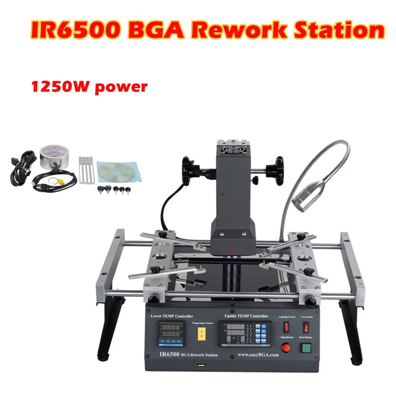 IR6500 Infrared BGA Rework Station Soldering Machine Original ACHI IR6500 220V for Chip PCB Refurbished Repair System