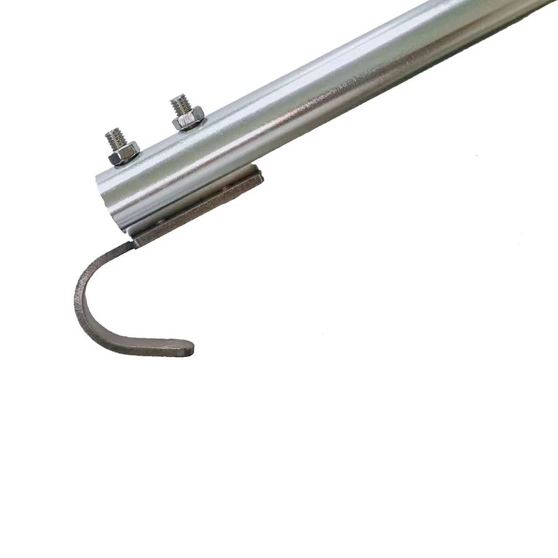 ABJY-完全なラダープルダウンシステムキット屋根裏階段プルキット、最大40インチの屋根裏延長ロッド1本と収納フック1本が含まれます