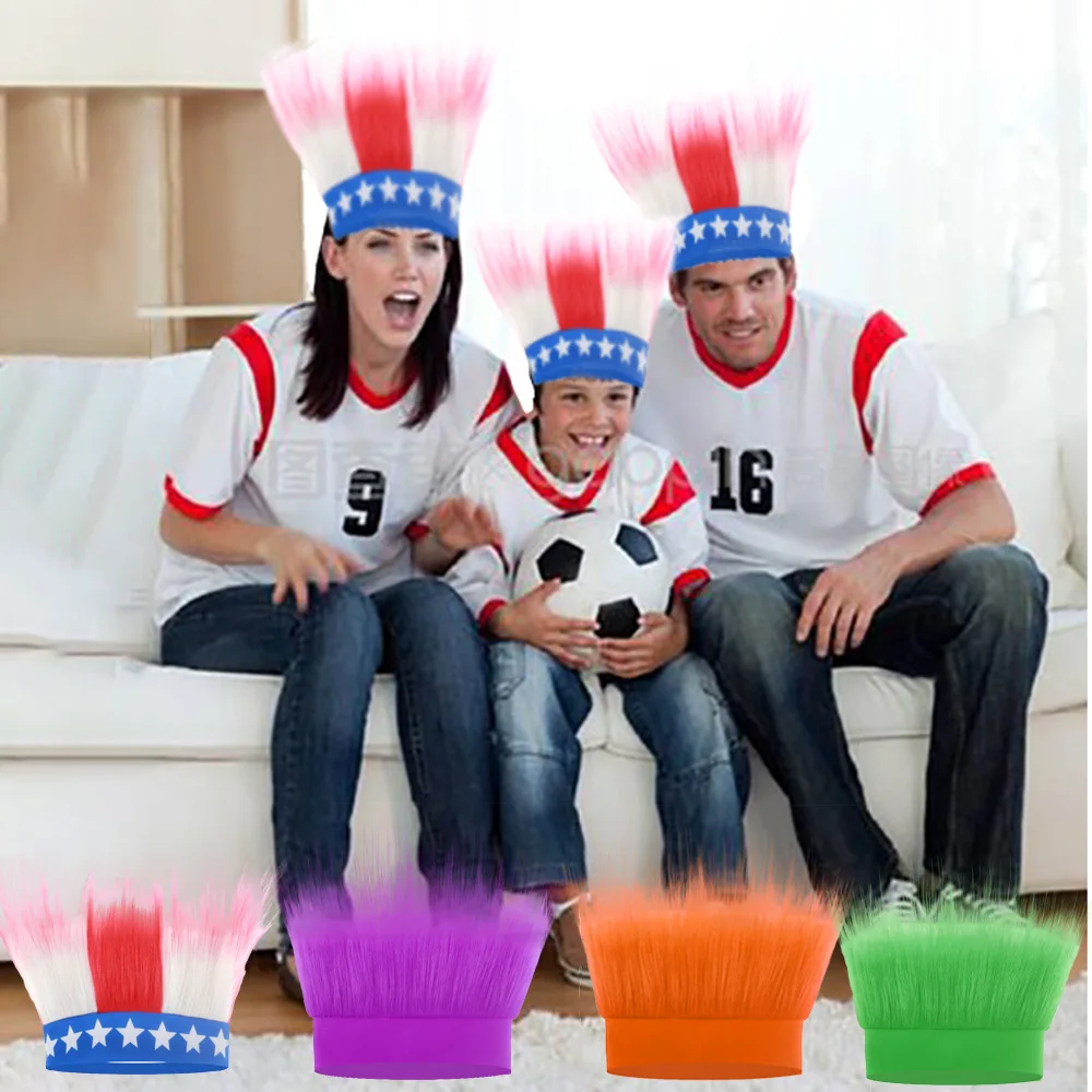 

20 Pcs/set Halloween party performance prop Fluffy headband Crazy fan props wigs costumes concert birthday supplies