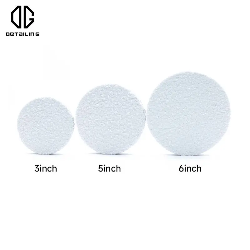 DETAILING 3/5/6 Zoll Mikrofaser-Polierpad, weiche Mikrofaser-Polierpads für das Wachsen von Autos