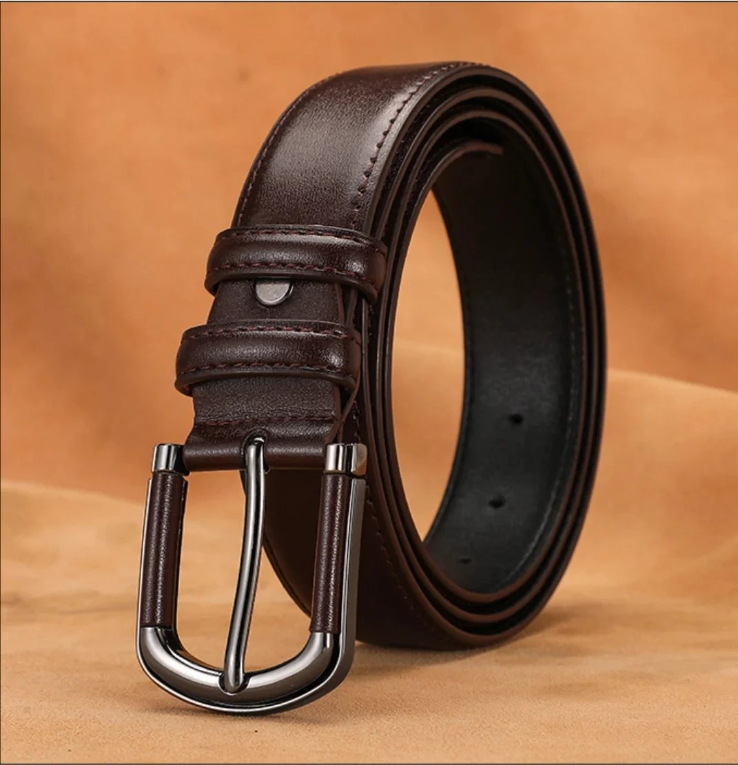 2024 women leather belt high quality fashion leather belt for lady