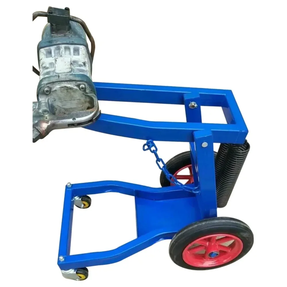 Foldable Movable Chain Crane, Small Manual Blue Engine Hanger Balance Suspension Support Lifting Tool for Auto Garage Car Repair