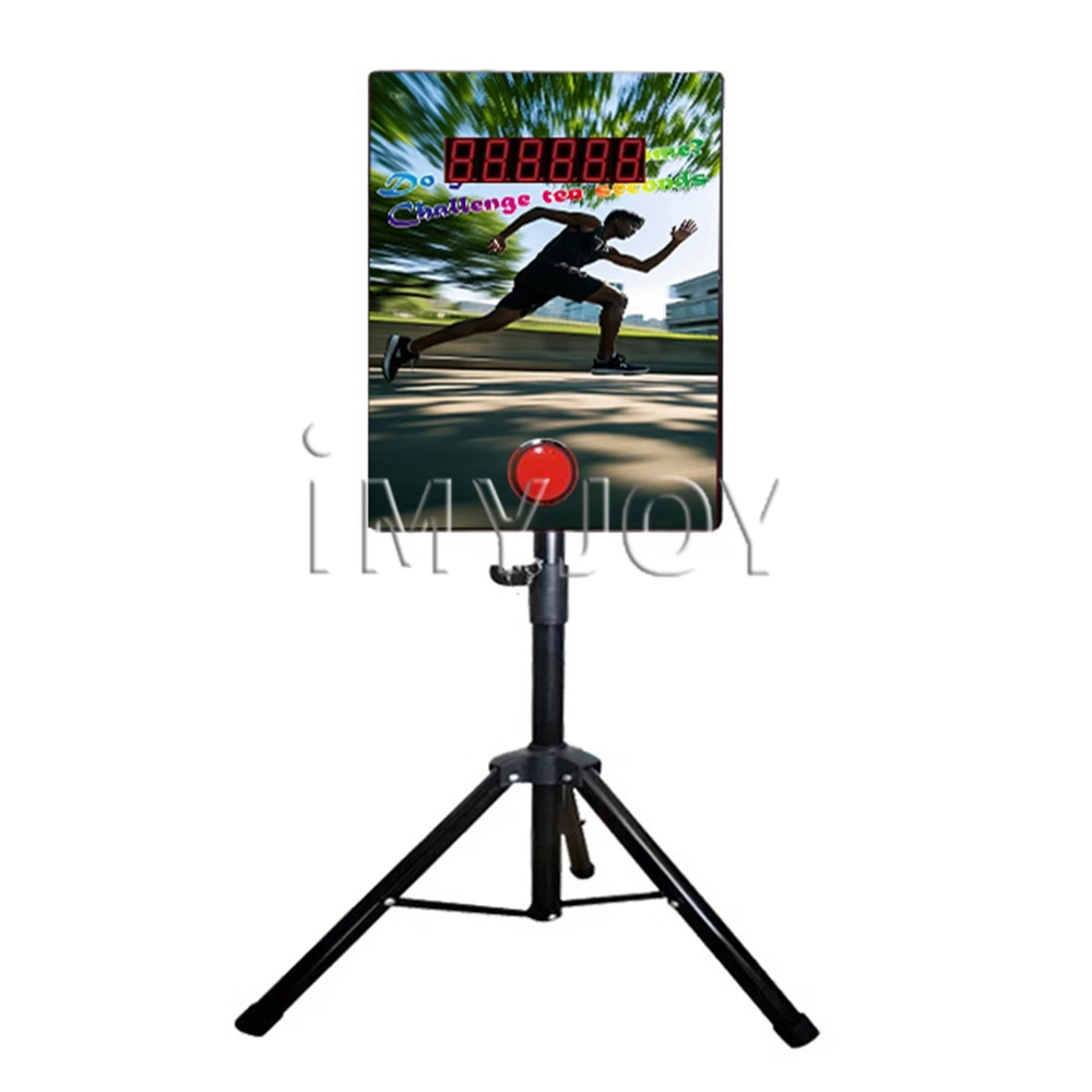 Carnival Booth Interactive Fast Reaction Training Games Led 6 Digital Timer Countdown 10-Second Game Machine Challenge