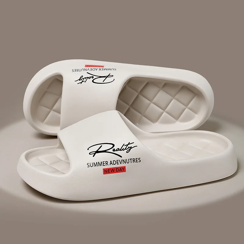 Men's Eva High-End Slippers, Comfortable Like Stepping on Poop, Non-Slip for Home Bathroom, Odor-Resistant, Indoor Summer Bathing