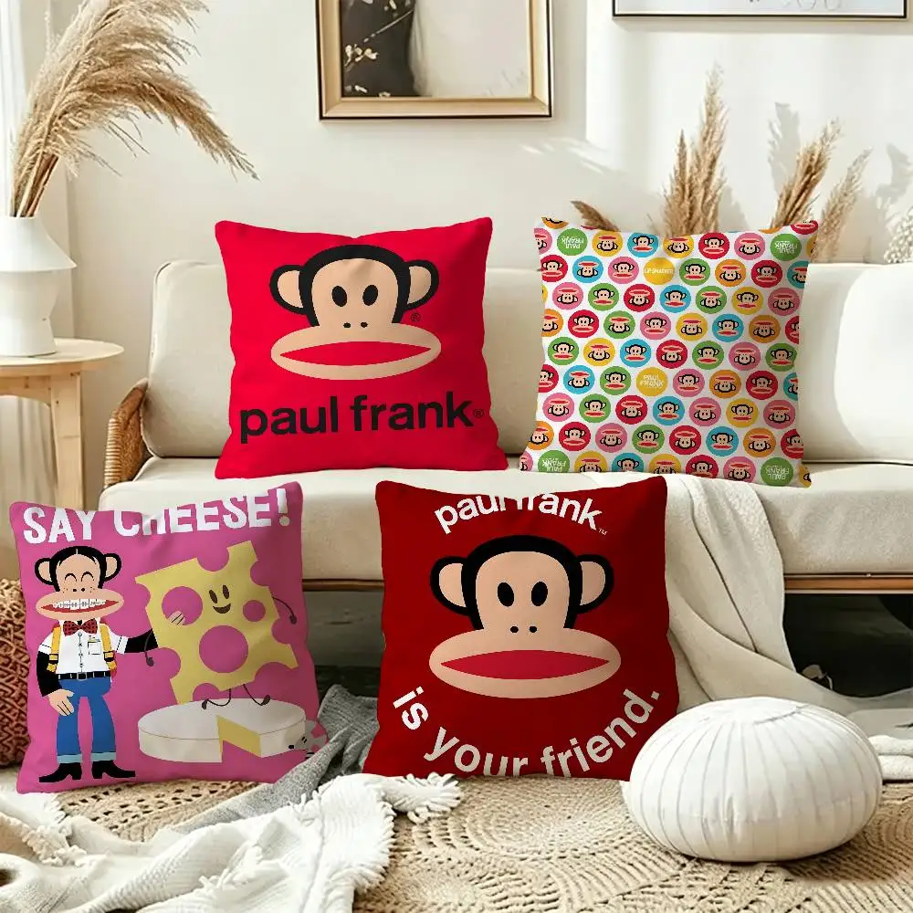 Logo P-Pauls F-Frank Pillow Gift Home Office Decoration Bedroom Sofa Car Cushion Cover case 45x45