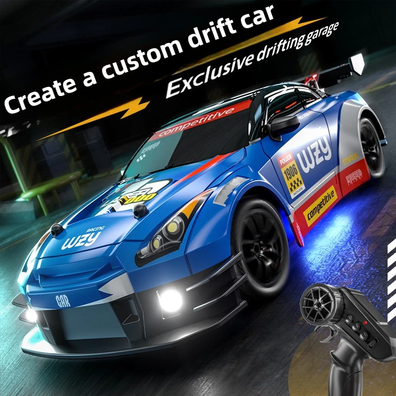 Cool Stuff Toy Car Funny Gift-Hot High-speed 4WD Mini Rc Cars,Remote Control Car Model,Kawaii sticker Rc Drift Car,Toys for Kids
