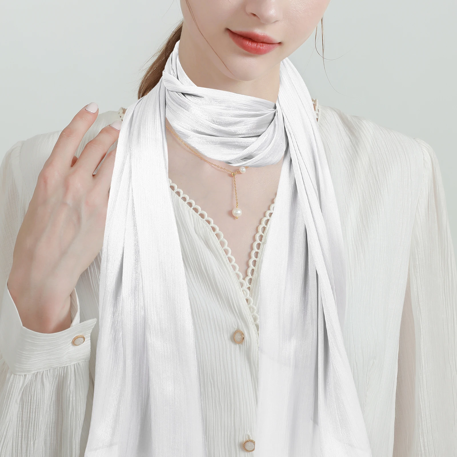 

Soft Shimmer Head Scarf Wraps Lightweight Transparent Polyester Long Scarf Summer Beach Wedding Hijab Shawl Lightweight Satin