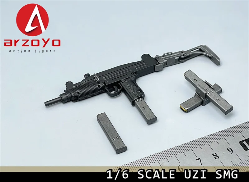 1/6 Skala UZI Maschinenpistole Modell 8 cm Kunststoff Soldat Szene Zubehör Requisiten Fit 12-zoll Männlich Weiblich Action Figur körper
