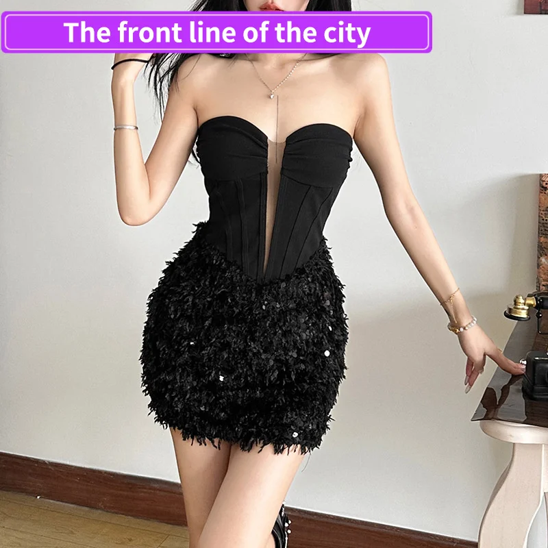 

Сексуальное облегающее кружевное платье для женщин: новинка осенне-зимнего сезона, однотонное, из полиэстера, для уличного стиля, с цветным узором