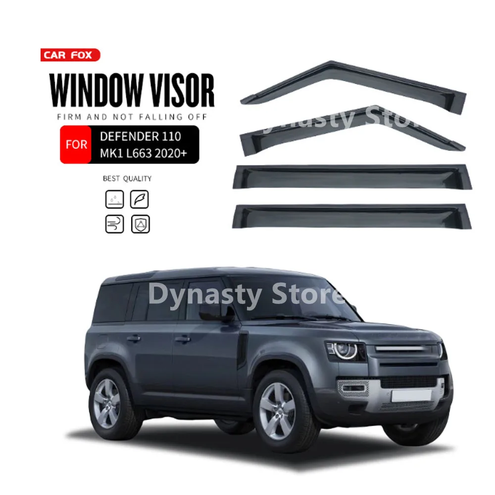 

Car Window Visor Waterproof Protect Sunny Rainy Shelter Auto External Accessory For Land Rover Defender L663 90 110