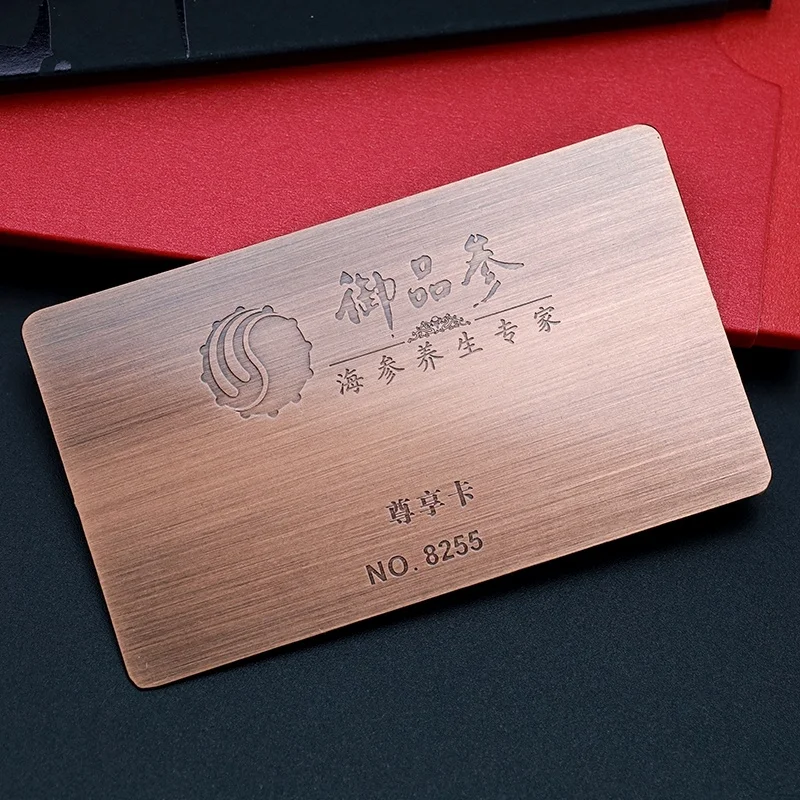 Металлическая карта Custom Shaped Relief High-End