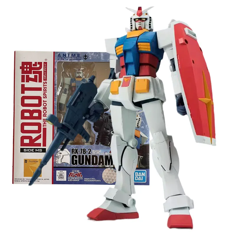 

Bandai Genuine Figure Gundam Model Kit Anime Figures Robot Spirits RX-78-2 Gundam Anime Collection Gunpla Action Figure for Toys