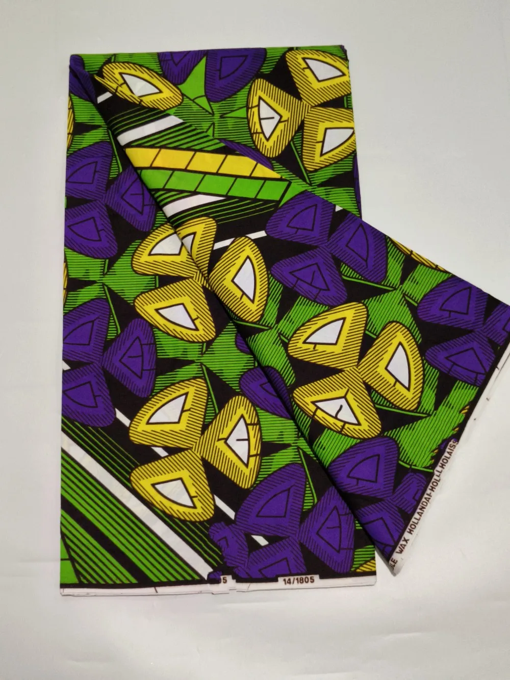 Tela estampada de cera 2024 auténtica garantizada, vestido holandés, hollandais, pagne África, 100% algodón, HS5