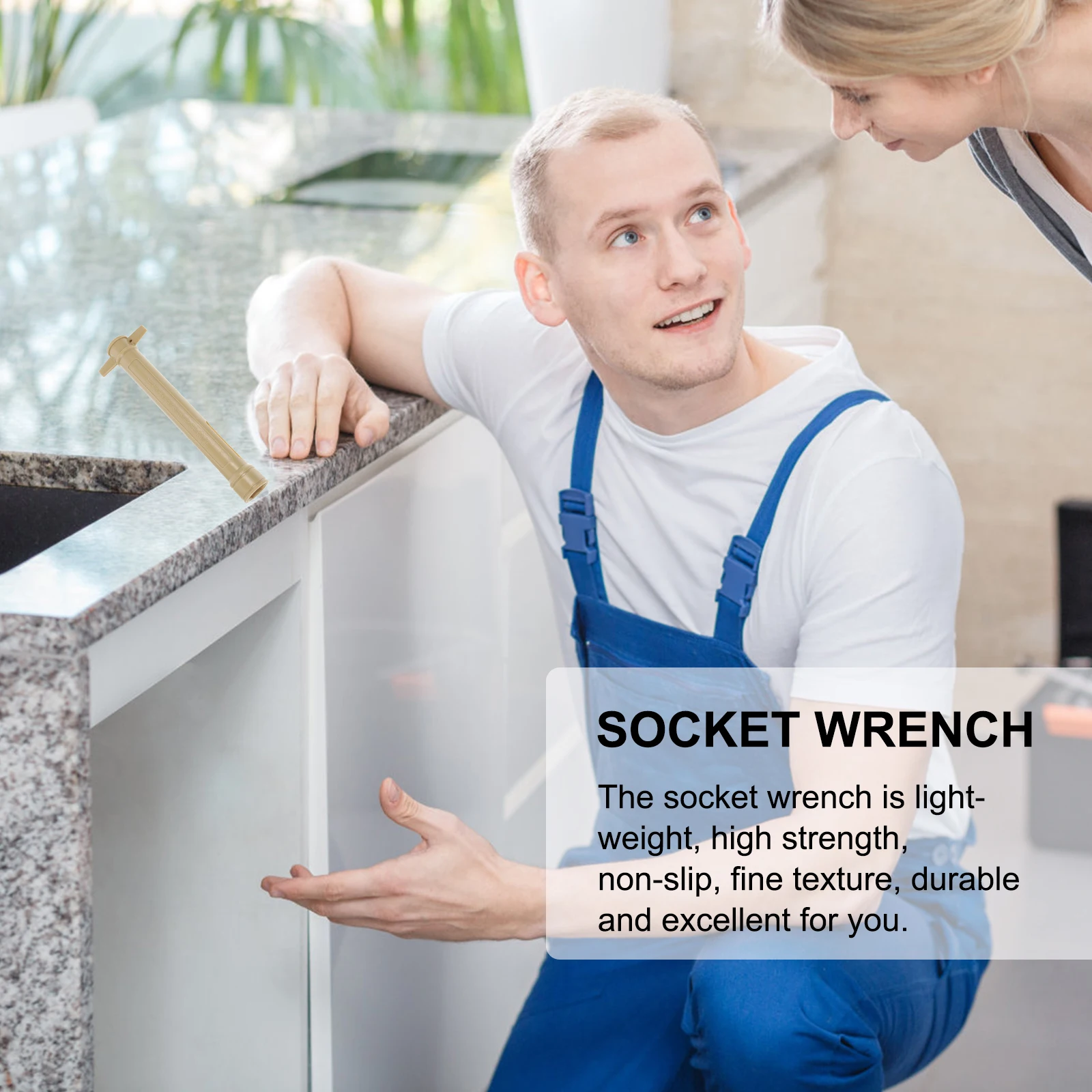 

6pcs Faucet Sleeve Wrench Installer Plastic Tools for Bathroom Kitchen Tap Installation Maintenance Socket Wrench H Tools