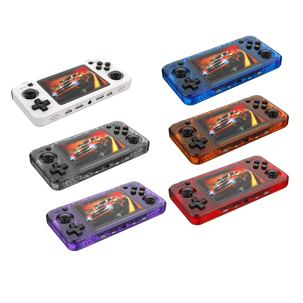 2025 new 7-color R36H open source system portable retro GBA game nostalgic PS1 open source handheld game console