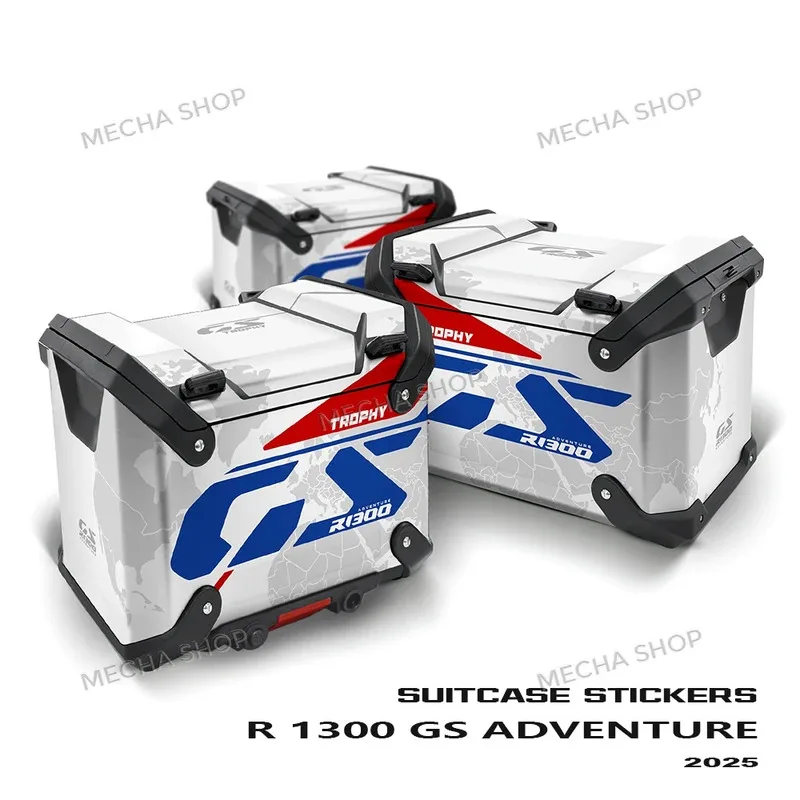 

For R 1300 GS Adventure Aluminium Panniers Sticker Motorcycle Suitcase Stickers GS1300ADV Protective Decal Complete Graphics Kit