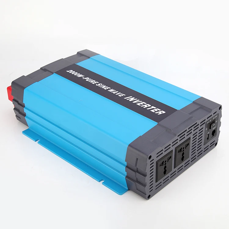 【Premium Hot Selling 】Out 2000W(Peak 4000W) Pure Sine Wave Inverter DC 12V to AC 110V 220V Converter Back up Power Supply for RV