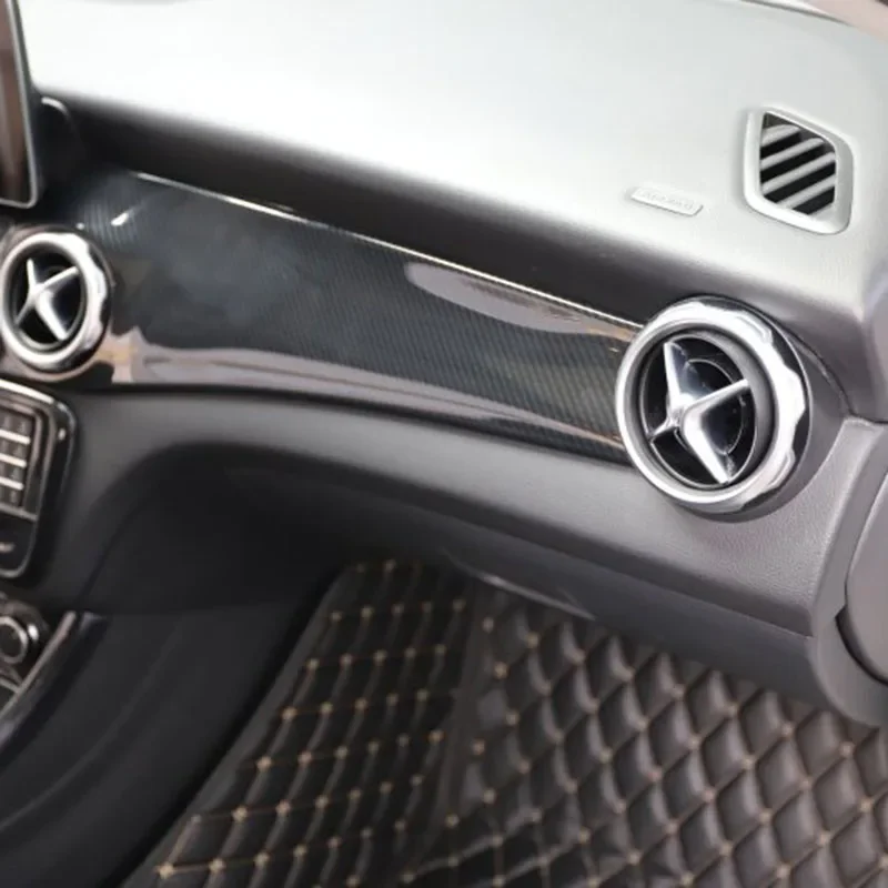 Dashboard Console Panel Trim Central Console Panel Instrument Strip Cover  For Mercedes Benz GLA X156 CLA C117 2015-2019