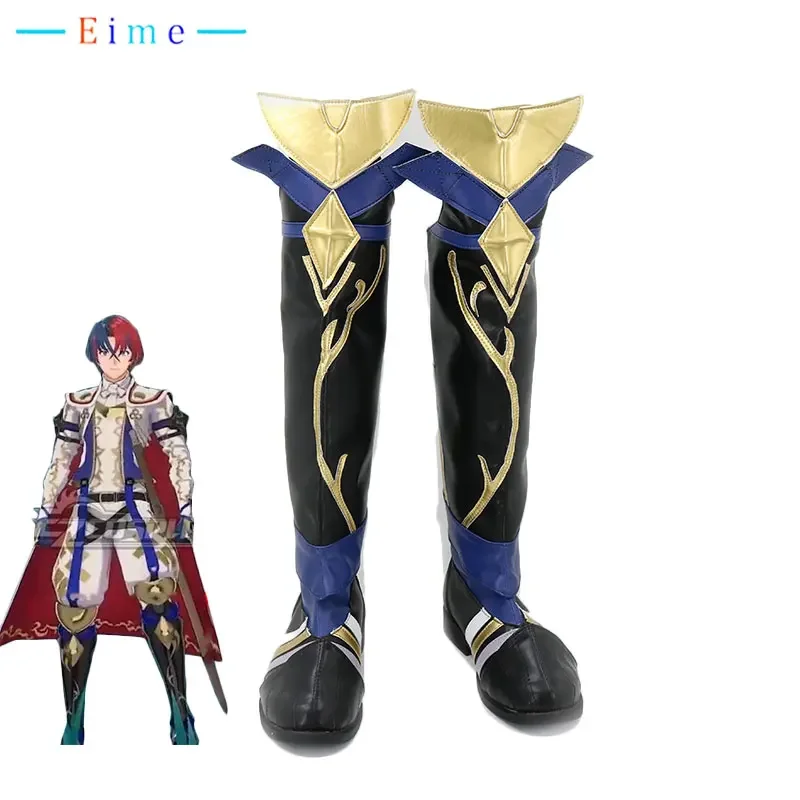 Ryuru Cosplay Shoes Halloween Carnival Boots Game Cosplay Prop PU Leather Shoes Custom Made