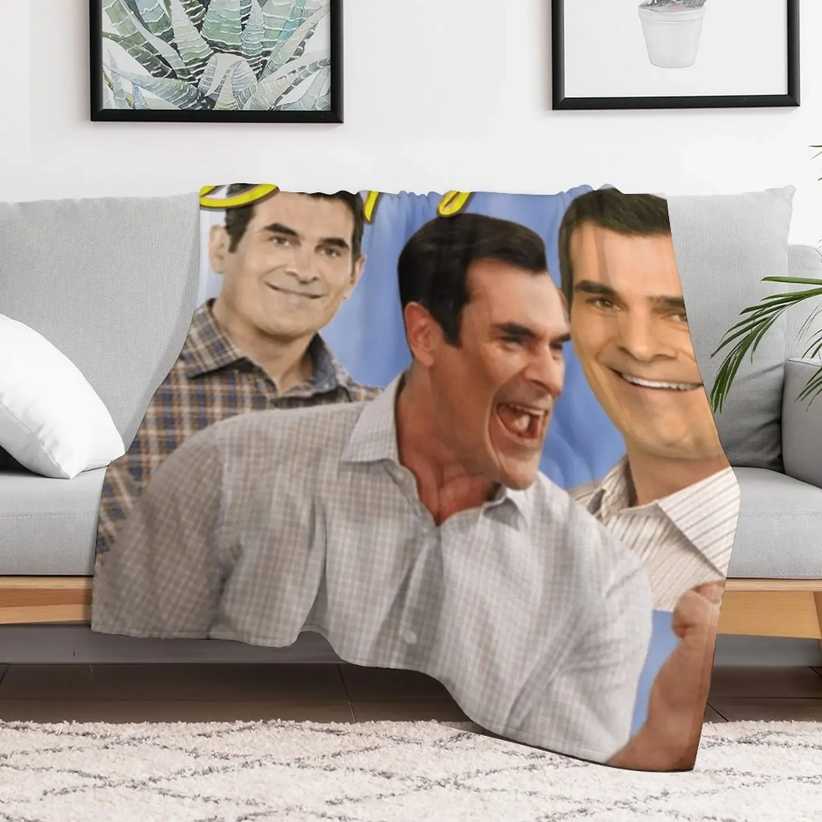 Phil Dunphy Throw Blanket Furrys Bed Fashionable Blankets