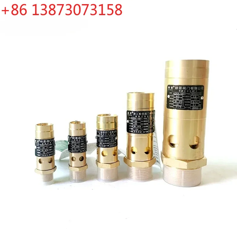 A28X-16T Air Compressor Safety Pressure Relief Valve Spring DN8 DN10 DN15 DN20 DN25 DN32 DN40 DN50 3/8
