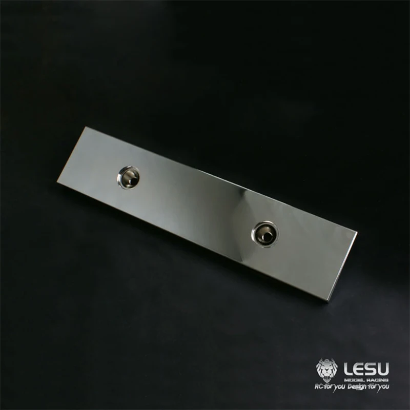 LESU 1/14 RC Truck Model Front Bumper Plate G-6062-2 For 1 14 Tamiya Rc Tractor Truck King Hauler Globe Liner Model Accessories