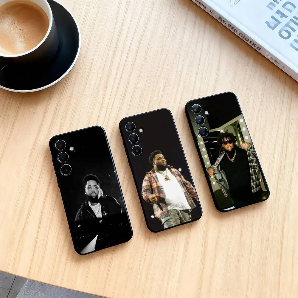 Rod Wave Hot R-Rapper RW  Phone Case Black Silicone Soft For Samsung Galaxy A73,A72,A71,A70,A53,A52,A51Gift
