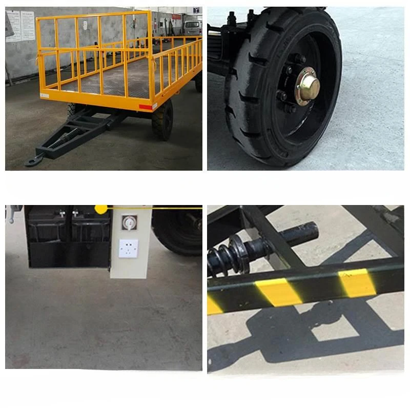 Flat trailer, small mechanical flat trailer, light transport truck, flat trailer, flat trailer