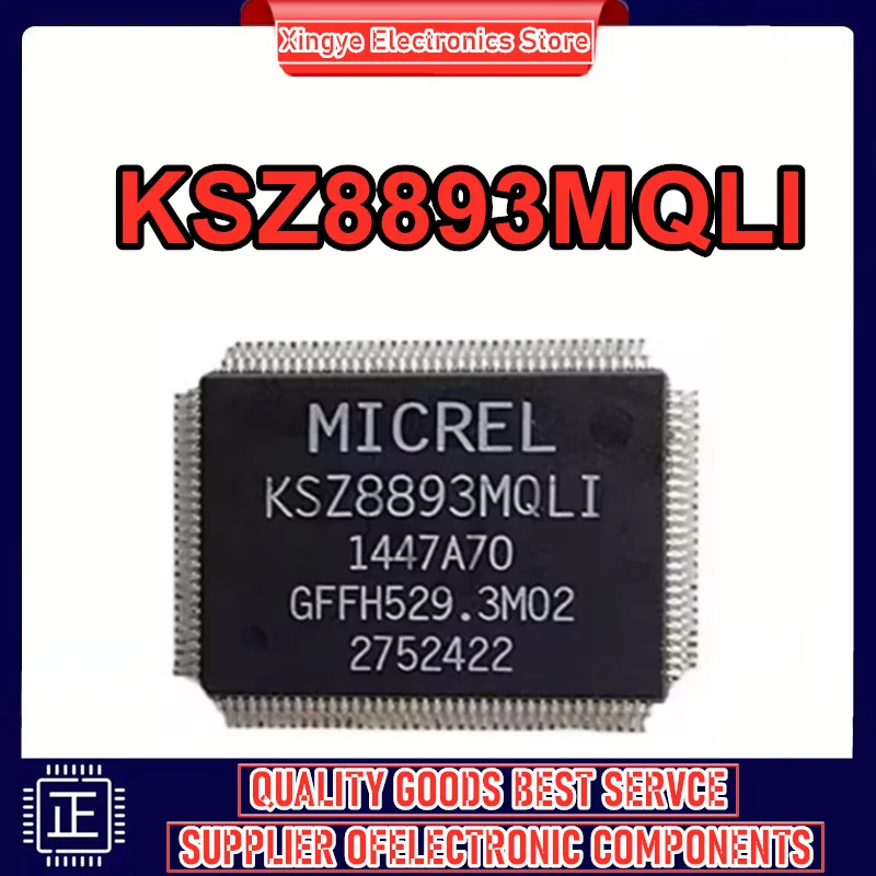 

KSZ8893MQLI [IC MANAGED SWITCH 10/100 128PQFP] Чип контроллера Ethernet в наличии
