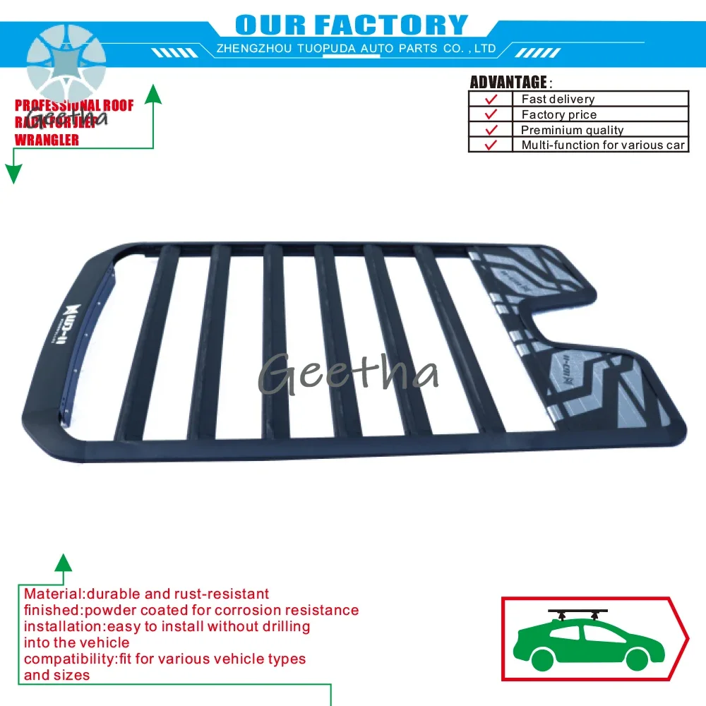 

ROOF RACKS TONNEAU COVERS Heavy Duty Roof Mounted Basket Fit Different Car or Vehicle TRUCK BED RACK for JEEP WRANGLER