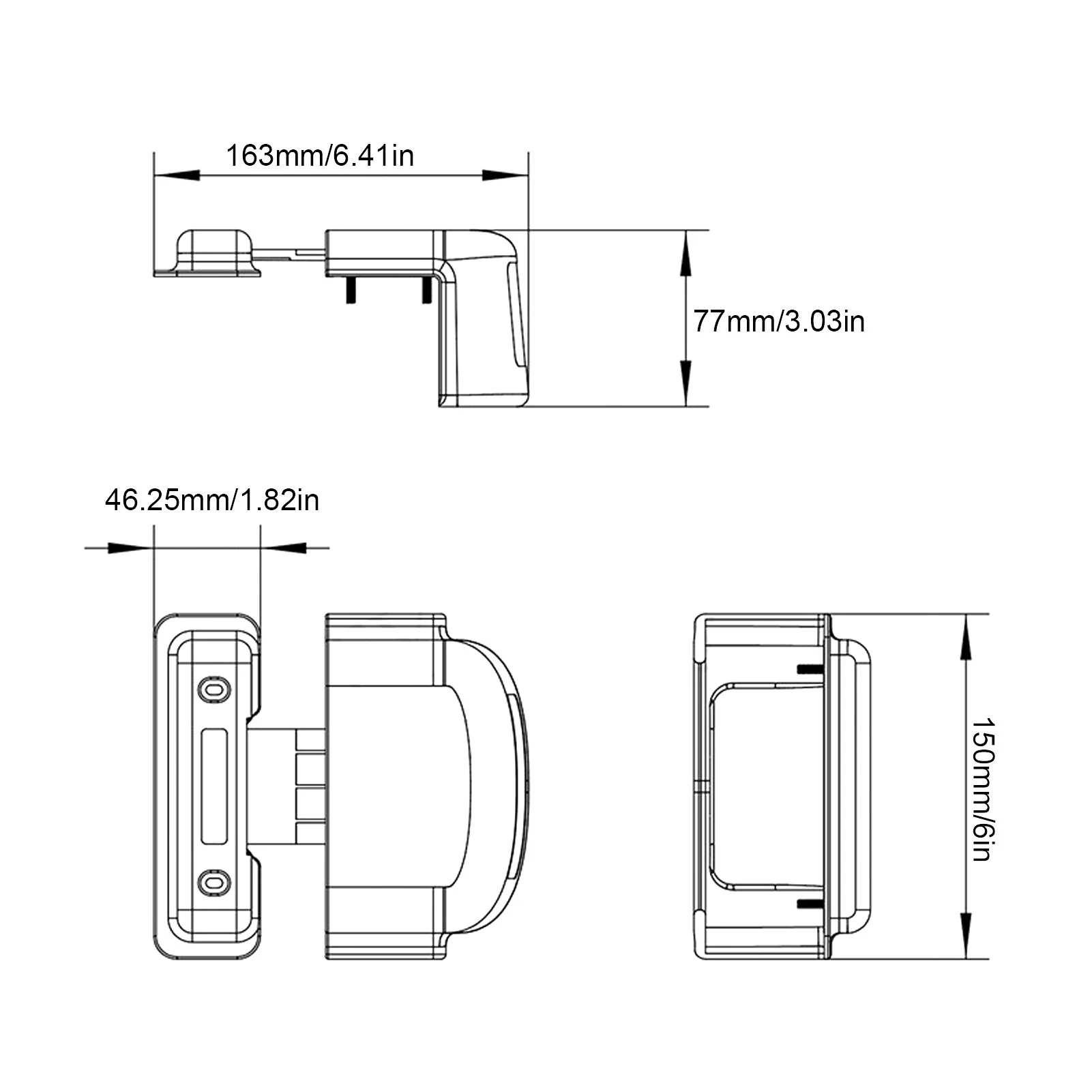 Rv Refrigerator Door Latch Multifunctional Press Unlock Child Safety Buckle Freezer Door Lock for Motorhome