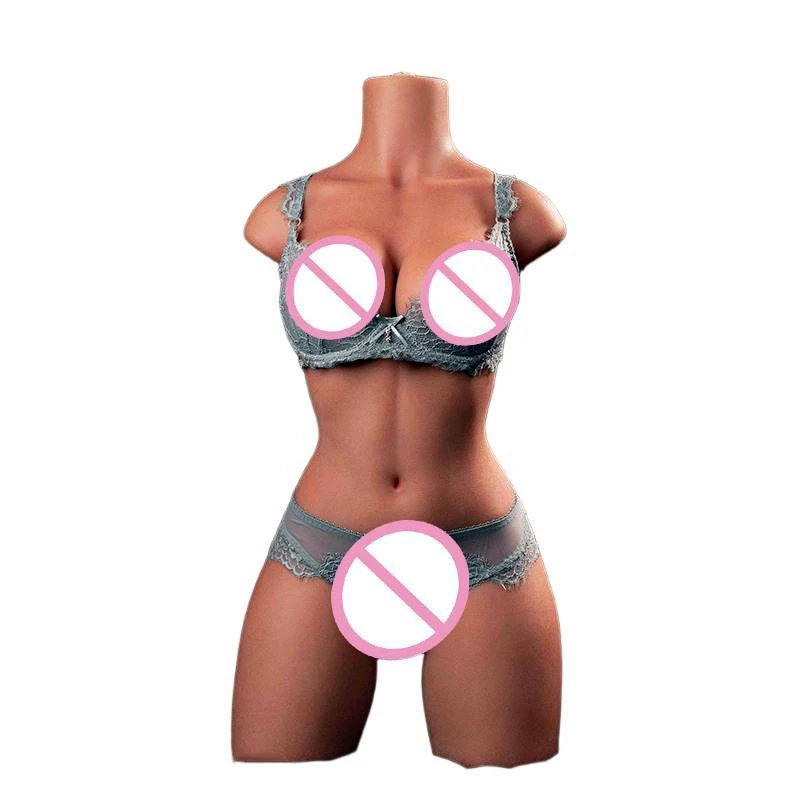 RENHEYUOU High quality torso doll, male masturbation, wheat colored sex doll, silicone 12.5kg dual channel adult product 18+