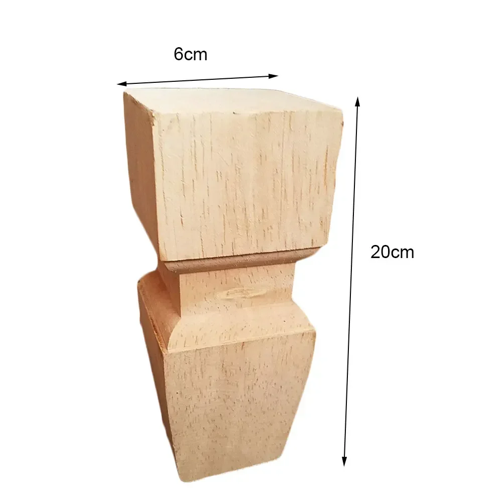 1PC 15cm 20cm European Style Solid Wood Carved Furniture Foot Legs Cabinet Seat Feets Vintage Home Decor Decoration Accessories