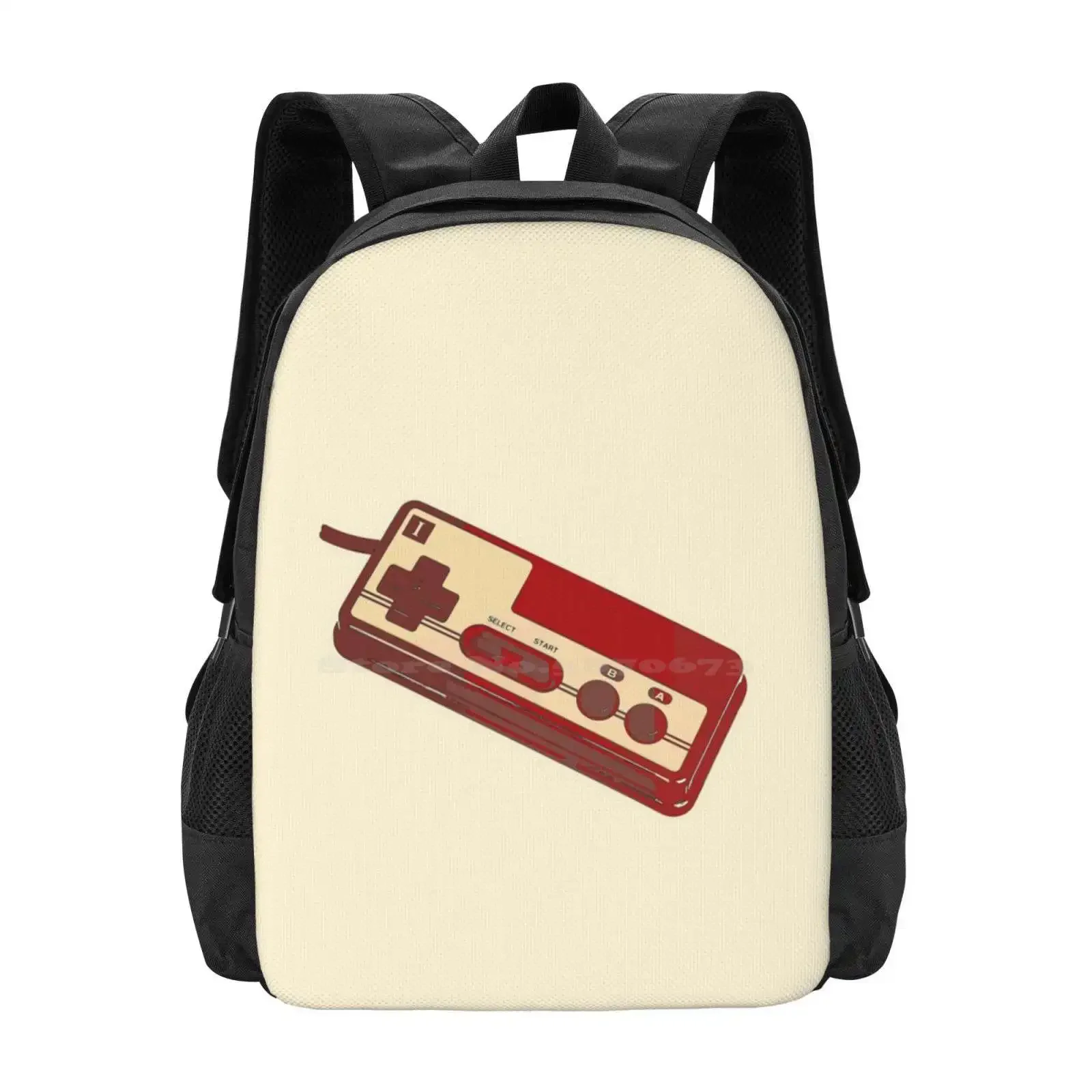 

Famicom Style Controller Art Hot Sale Schoolbag Backpack Fashion Bags Original Gaming Original Gamer Game System Video Games