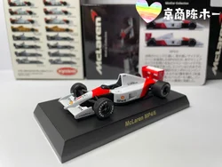 1:64 KYOSHO McLaren  MP4-6 #1 #2 shell Ayrton Senna 1991 Collection Die Cast Alloy Trolley model ornaments