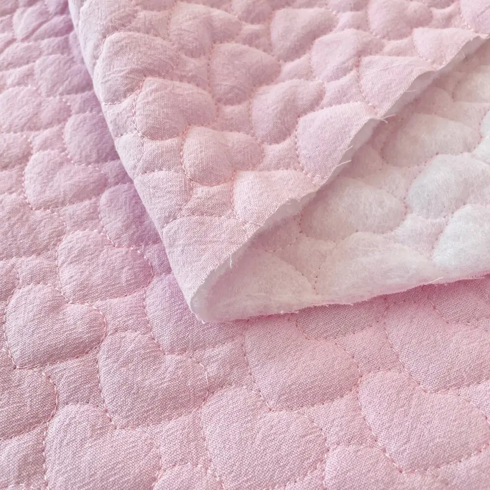 137x50cm Neuer Stil Ins Knitterstoff Liebe Gesteppter Baumwollstoff Verdickter Stoff für Kleidung Kissen Tischdecke DIY – Detail 11