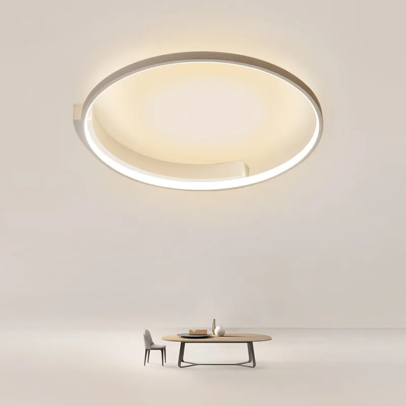 Modern Minimalist Round LED Ceiling Lamp Nordic Design Living Room Ceiling Lights Bedroom Dining Home Indoor Lighting Fixtures