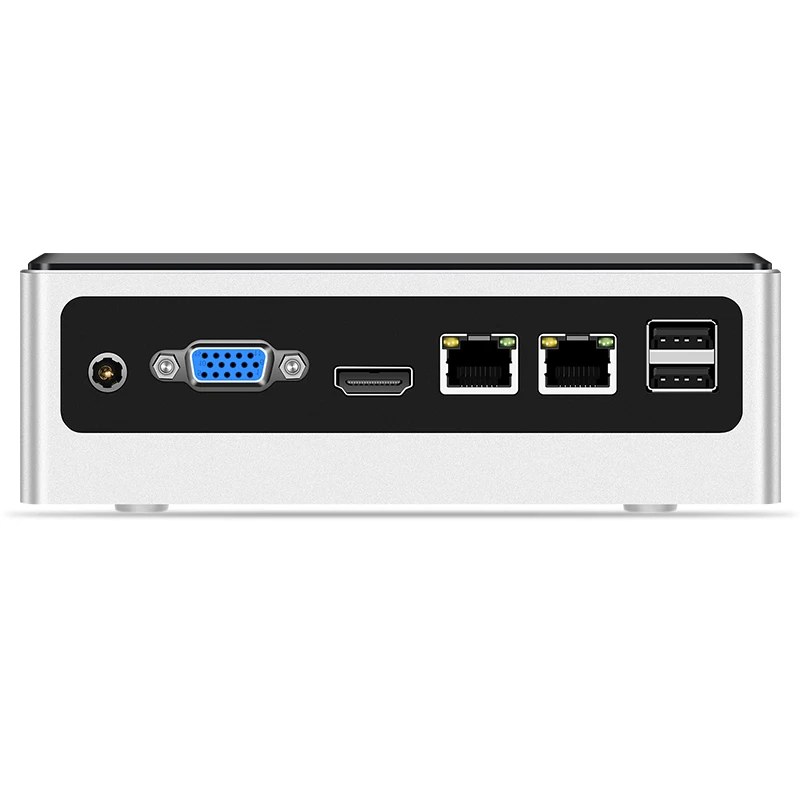 Helorpc 가정용 미니 PC, Inter Corei5-7267U 지지대, 윈도우 10, 11 리눅스 2.5G LAN, 4XUSB3.0, 4XUSB2.0, C타입 HDMI 데스크탑 컴퓨터