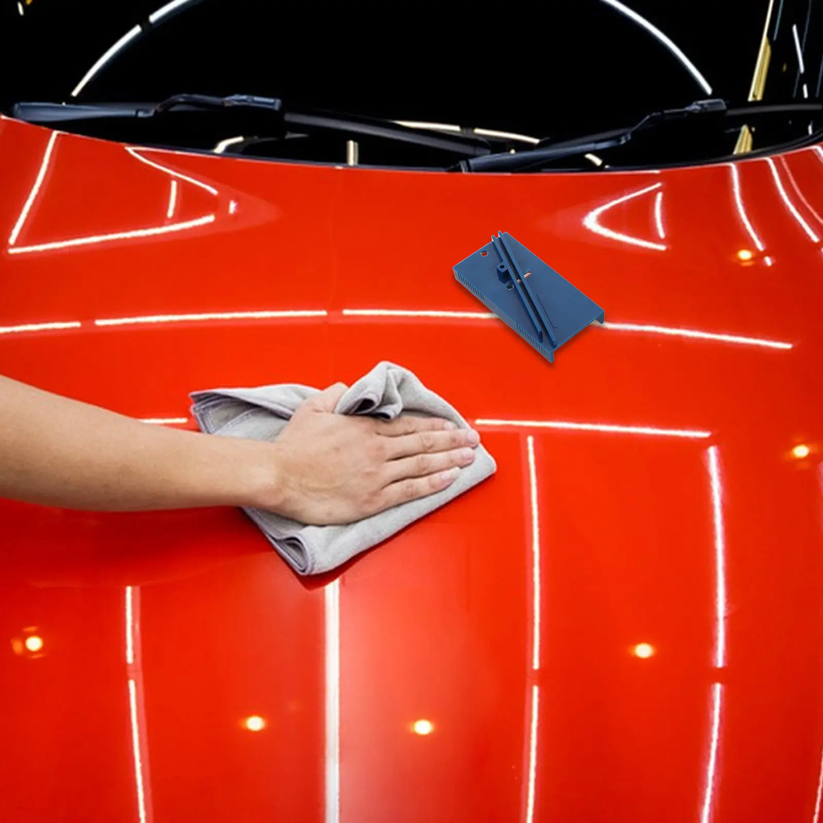 3Pcs Plastic Repair Tools Vinyl Wrap Tool Hard Card Scraper Window Tint Detailing Edge Refinement Abrasion