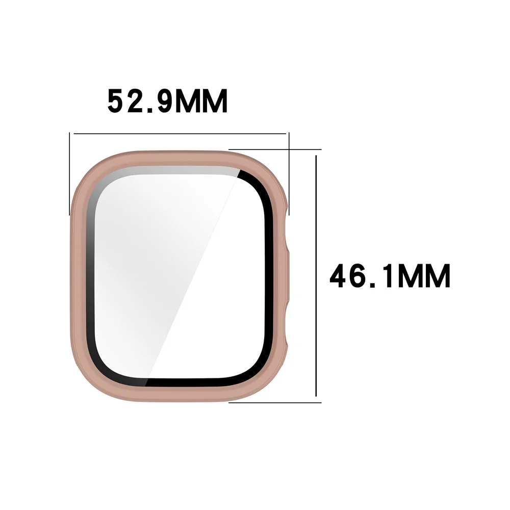 Glass+Case For Amazfit Bip Max All-Around Screen Protector Shell Hard Bumper PC Cover For Amazfit Bip Max Smartwatch Accessories