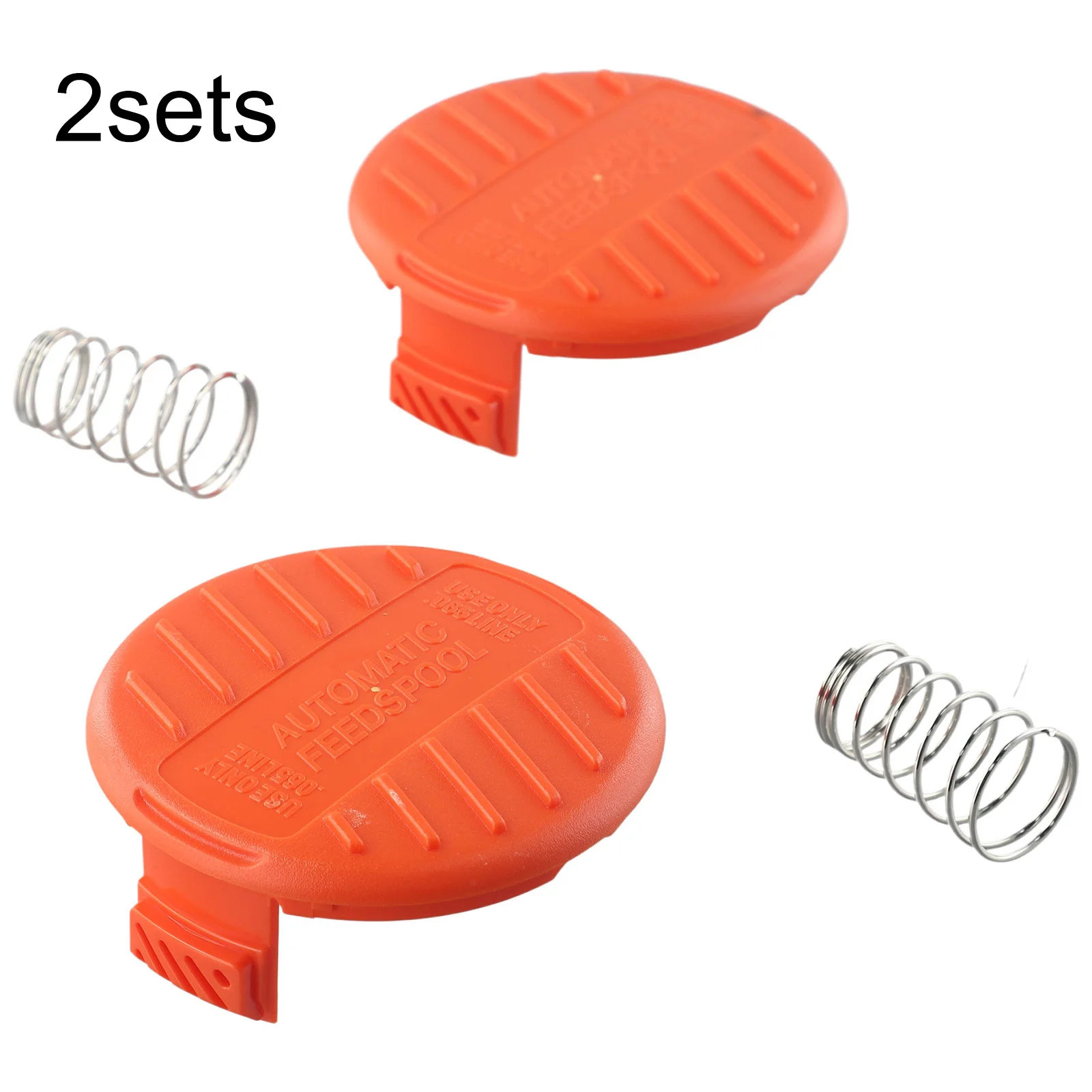 2Pc Spool Cover Cap Set for GH400 GLC120 ST5530 for type Compatible with for Black and for decker Reflex GL30 GL120C GL280 and