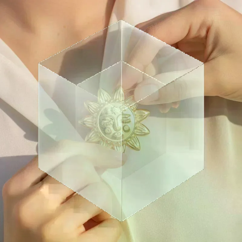 New French Style Stainless Steel Gold Color Four-Petal Flower Women's Brooches For Men's Shirt Badges Jewelry Accessories Gift