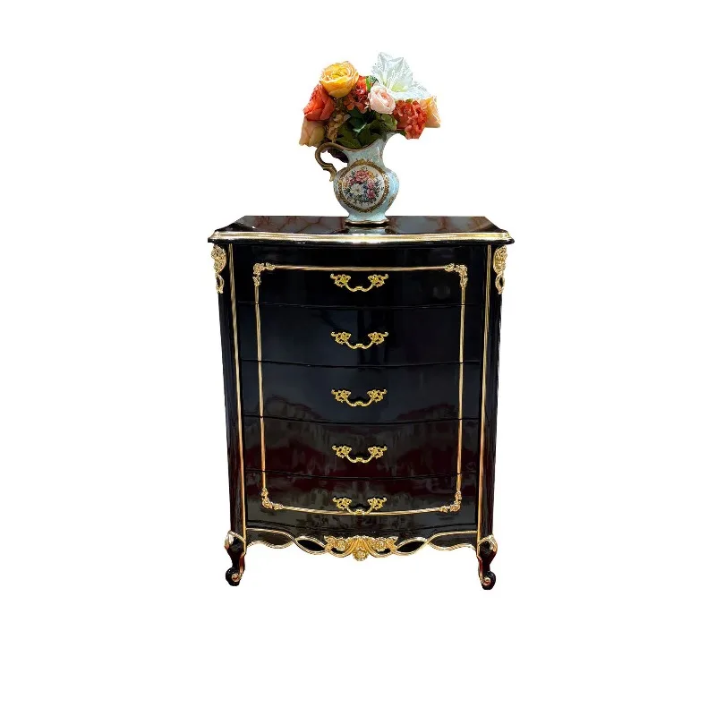 

European-style palace luxury carved lockers, living room decorative cabinets matching living room furniture