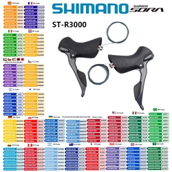 SHIMANO SORA R3000 2x9 R3030 3X9 Speed Shifter Dual Control Lever Road Bike Bicycle For Front Derailleur Rear Derailleur