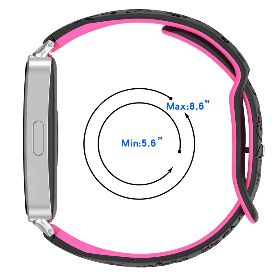 3D Engraved Flower Strap For Huawei Band 10 9 8 Smartwatch Sport Wristband Correa Strap for Huawei Band 8 9 10 Replace Bracelet