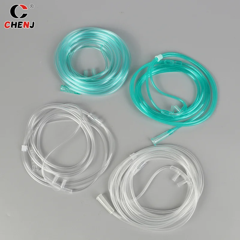 1PCS 1.5/1.8/3/4/5M Disposable Oxygen Tube Double Nasal Oxygen Tube Independent Packing Medical Care Machine Breathing Cannula