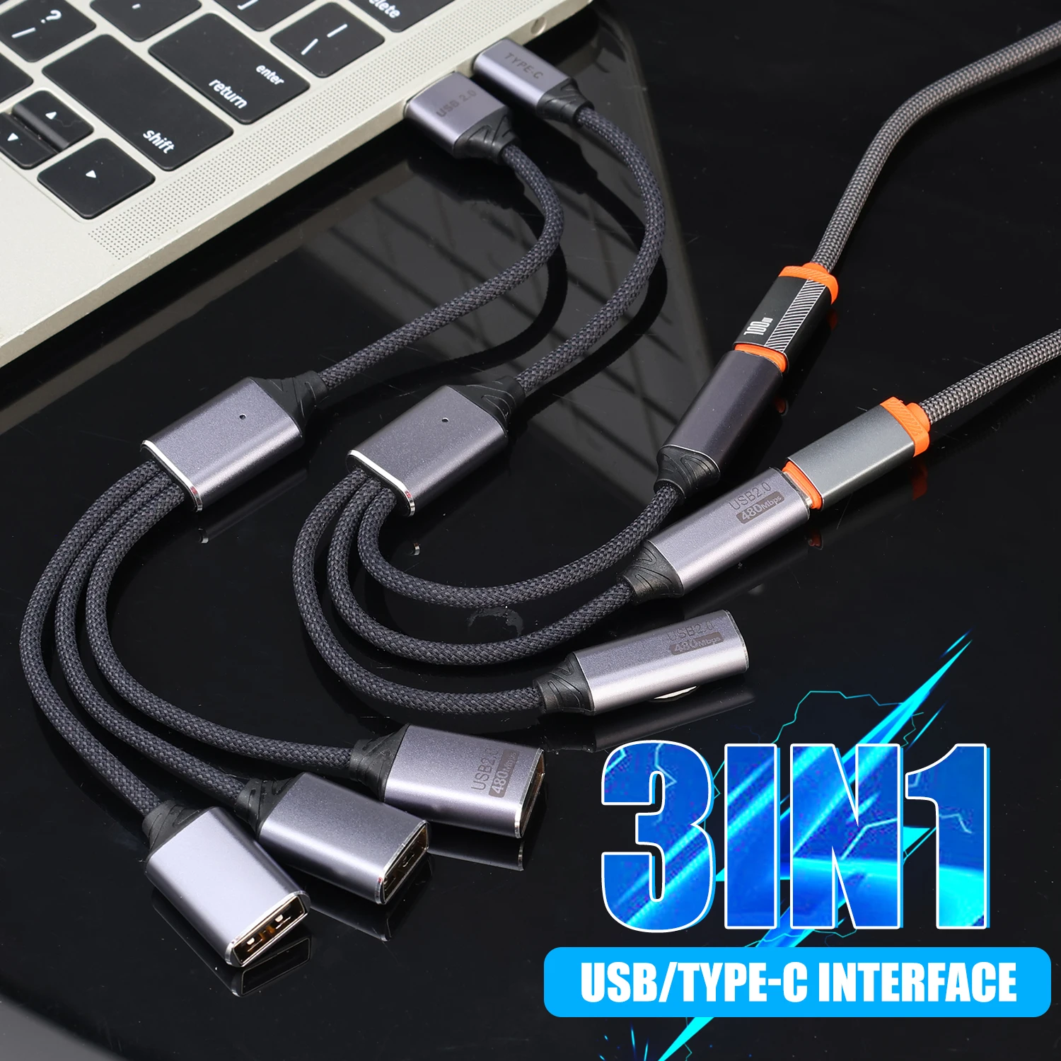 3 In 1 Usb Extensio… - image