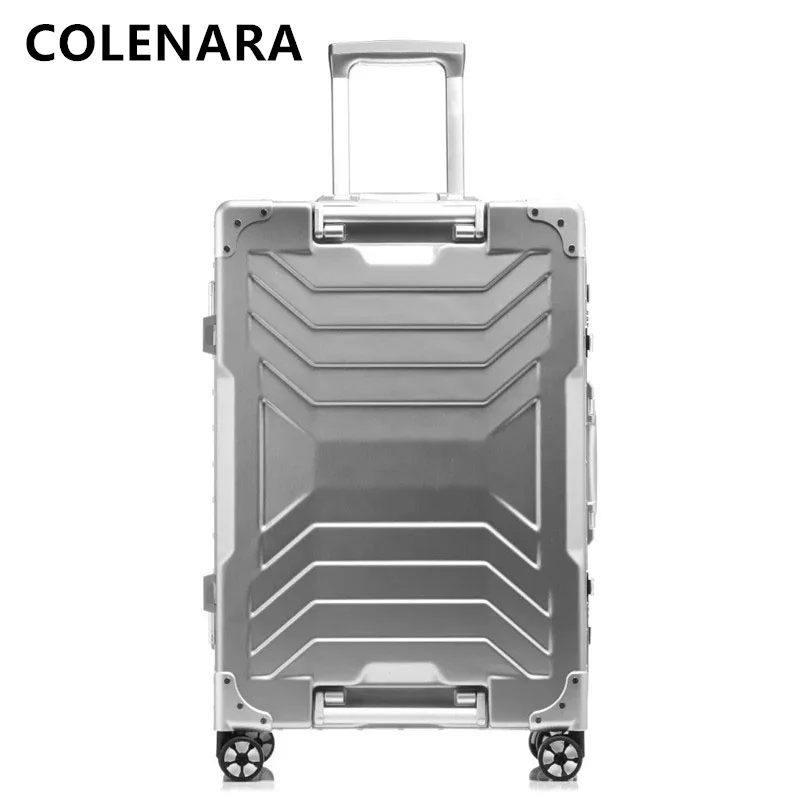 Colenara 20 "22" 29 "Zoll hochwertige Gepäck Damen Trolley Fall Set Handgepäck tragbare Make-up-Tasche Herren Roll koffer