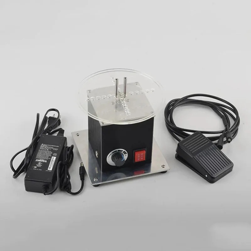 Electric Lace Winding Machine Multi-Functional Coiler with Adjustable Speed And Foot Pedal Switch for DIY Crafts