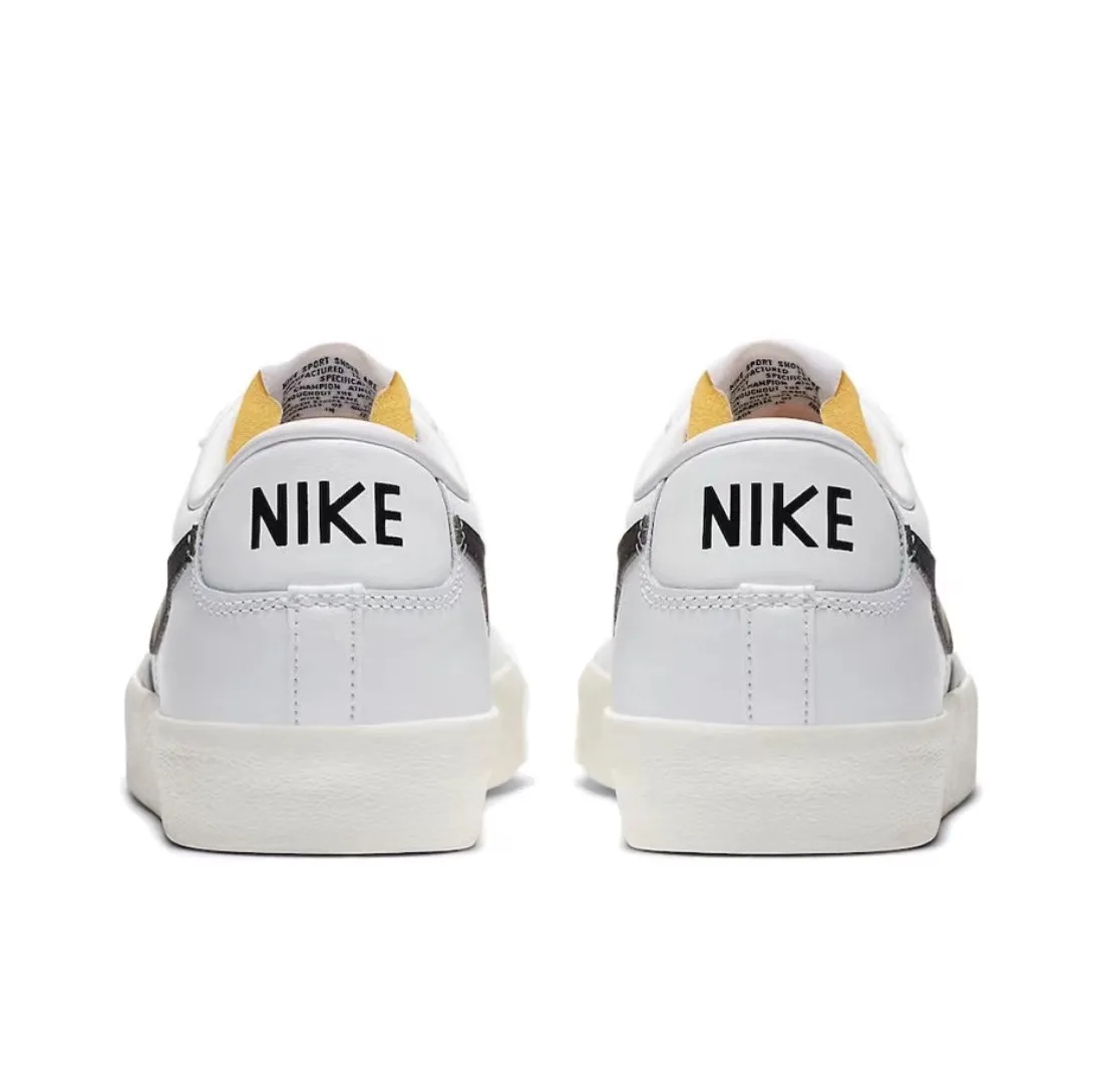 Nike Blazer Retro Low Top Board Shoes for Men and Women in Milk White Nike Shoes Fashion Casual Shoes Anti Slip Board Shoes